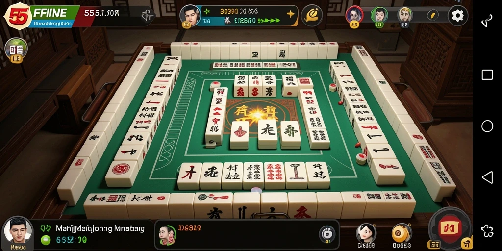 Gameplay Mahjong 55FIVE yang menarik dan seru.