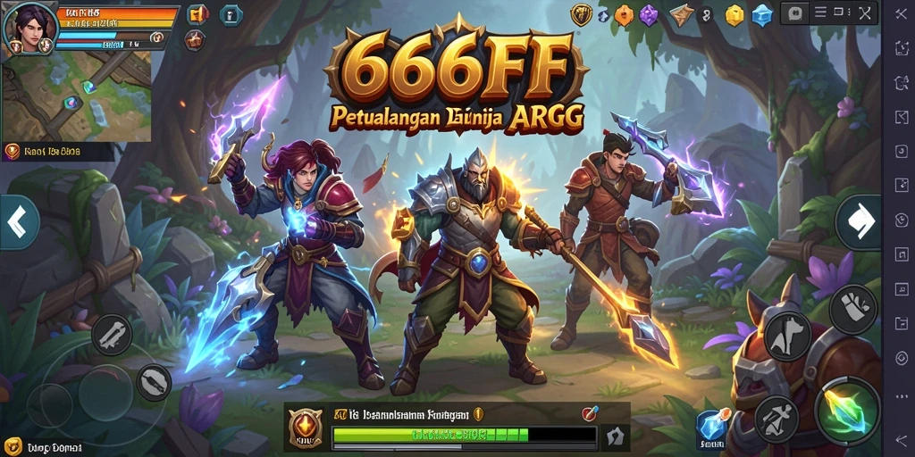 Screenshot menampilkan pertempuran epik dalam gameplay ARPG.
