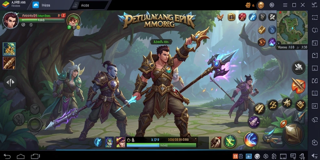 Screenshot gameplay AJR88 menampilkan aksi seru dalam pertarungan.
