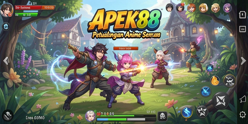 Tampilan menawan dari gameplay APEK88 yang penuh aksi.