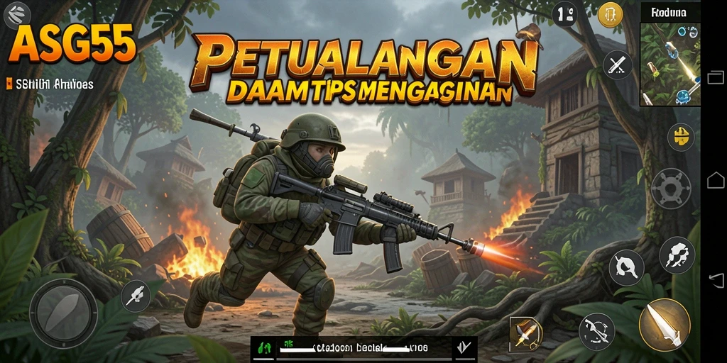 Gameplay menegangkan di <strong>ASG55</strong> dengan peluru berterbangan dan aksi mendebarkan.