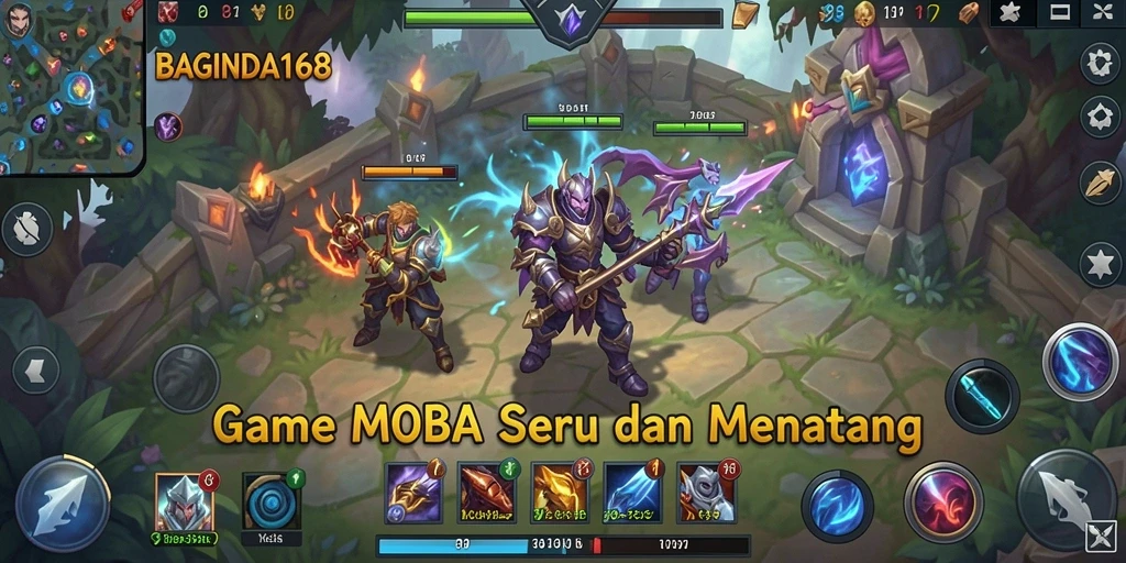 Screenshot gameplay menarik dari BAGINDA168 yang menampilkan aksi tim.