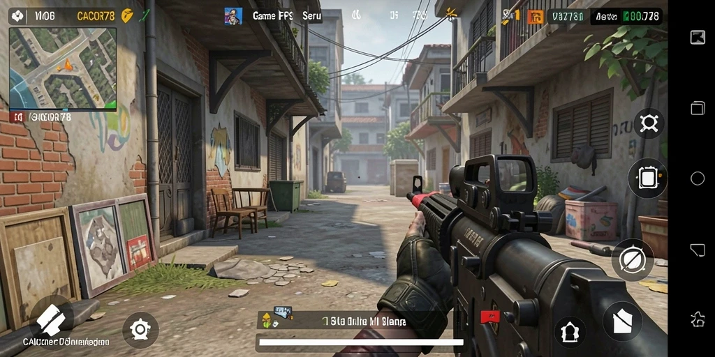 Tampilan memukau gameplay FPS CACOR78 dengan aksi menyenangkan.