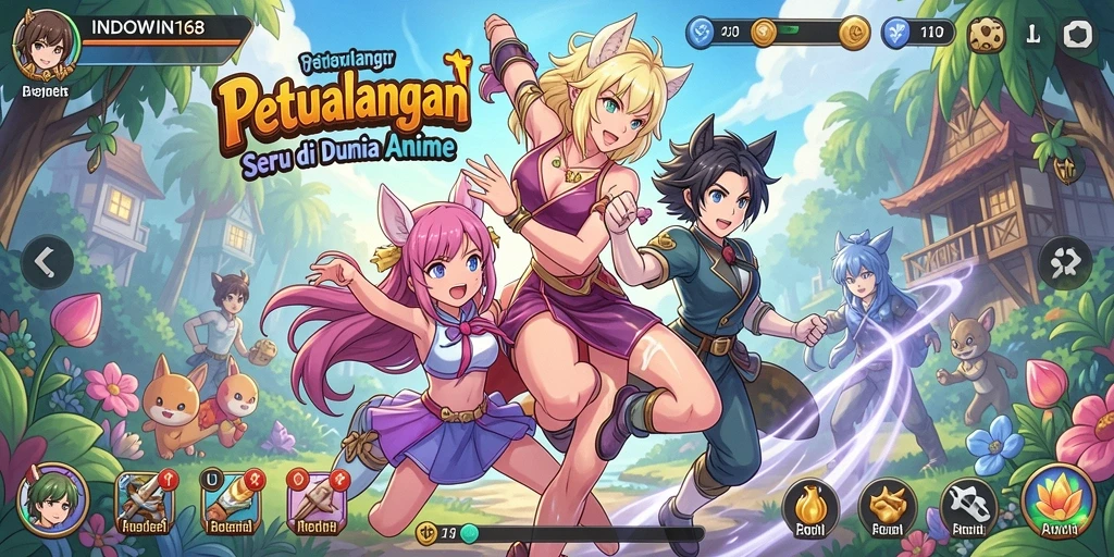 Tampilan mendebarkan dari gameplay INDOWIN168 yang penuh aksi.