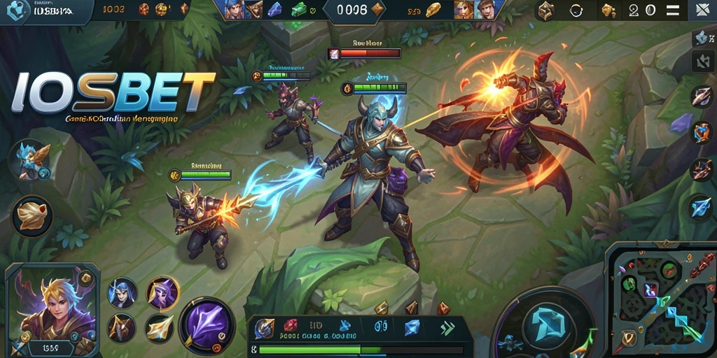 Screenshot utama gameplay penuh aksi di IOSBET.