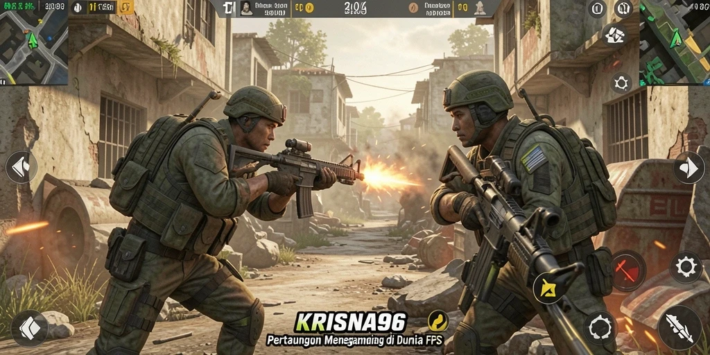 Gameplay KRISNA96 dengan grafis yang menawan dalam aksi seru.