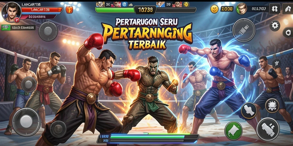 Gameplay pertarungan seru di LANCAR138.