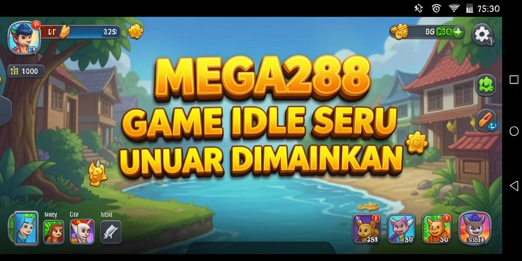 Tampilan gameplay MEGA288 yang menghibur dan santai.