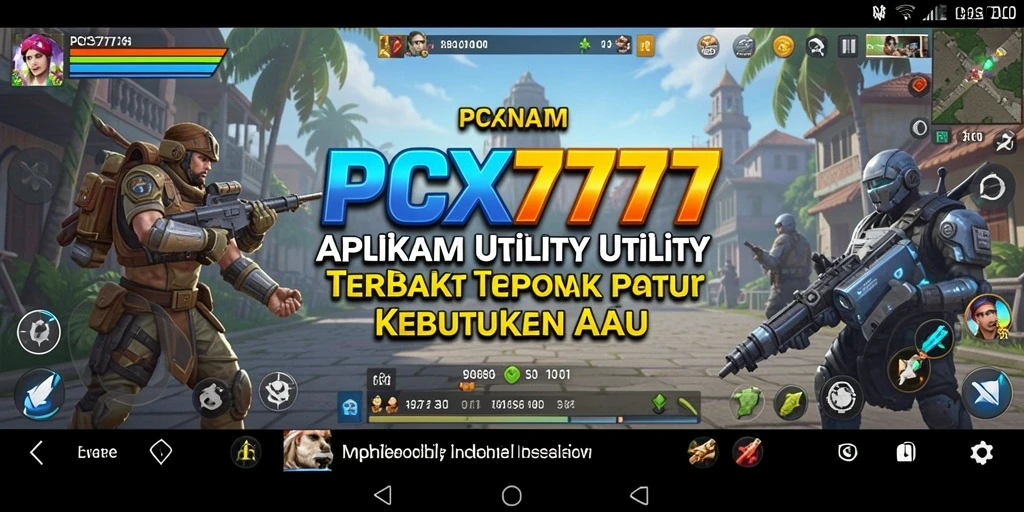 Tampilan antarmuka PCX777 yang sederhana dan efektif dalam mengelola perangkat.