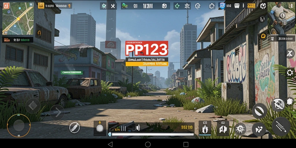 Tampilan gameplay PP123 menampilkan interaksi karakter dalam simulasi yang mendalam.