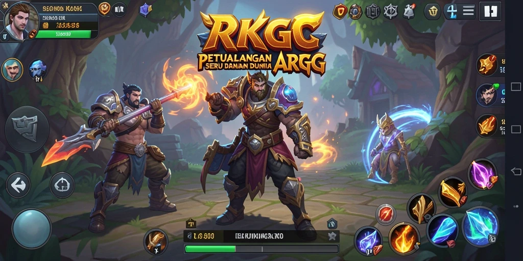 Tampilan gameplay ARPG menakjubkan di RKGG dengan aksi yang mendebarkan.