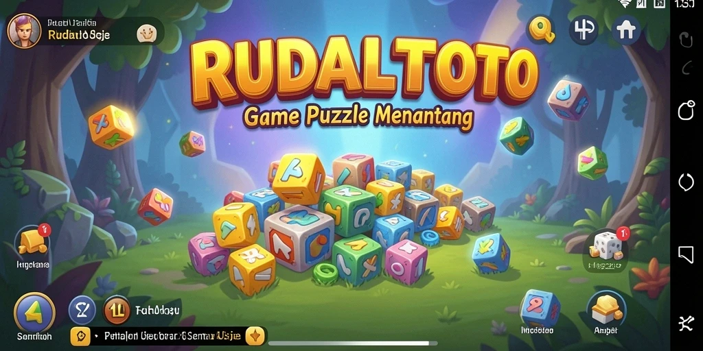 Screenshot gameplay RUDALTOTO yang menampilkan tantangan puzzle menarik.